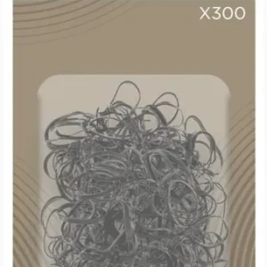 Micro Hair Tie Black 300 pcs Rabatt