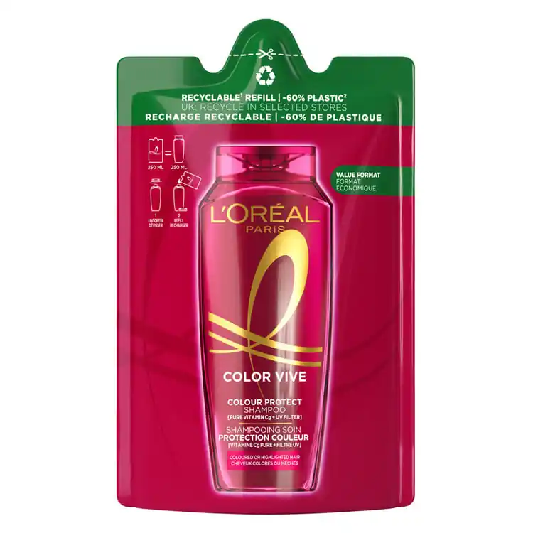 Elvital Color Vive Shampoo Refill 250 ml Extra rabatt