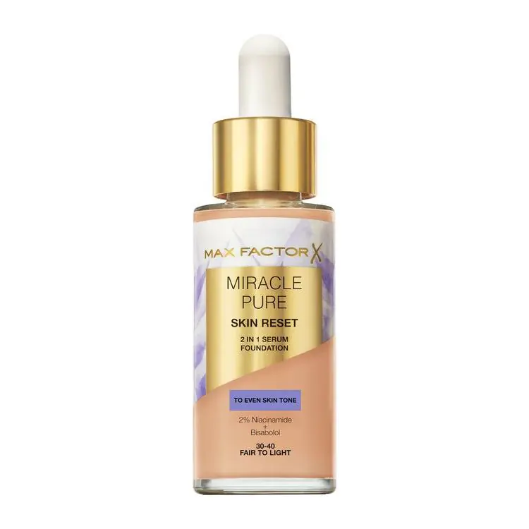 Miracle Pure Skin Reset 2-in-1 Serum Foundation Fair to Light 30 ml Handla nu