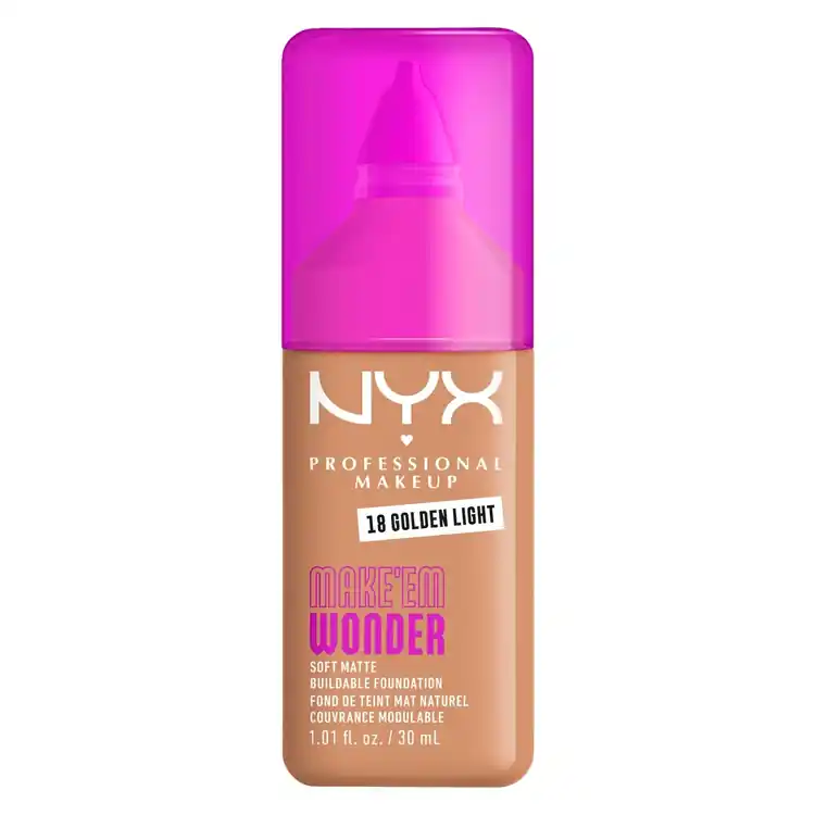 Make Em Wonder Foundation 18 Golden Light 30ml I lager