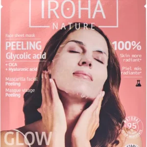Sista chansen Peeling Glycolic Acid Face Sheet Mask