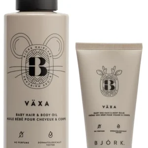 Utförsäljning Baby Bundle Hair & Body Oil 125 ml & SOS Face & Body Balm 50 ml