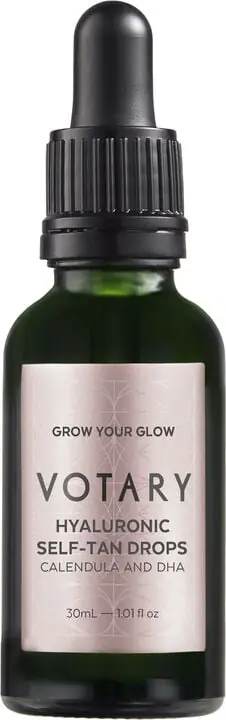 VOTARY Hyaluronic Self-Tan Drops, Calendula and DHA - 30 ml Köp nu
