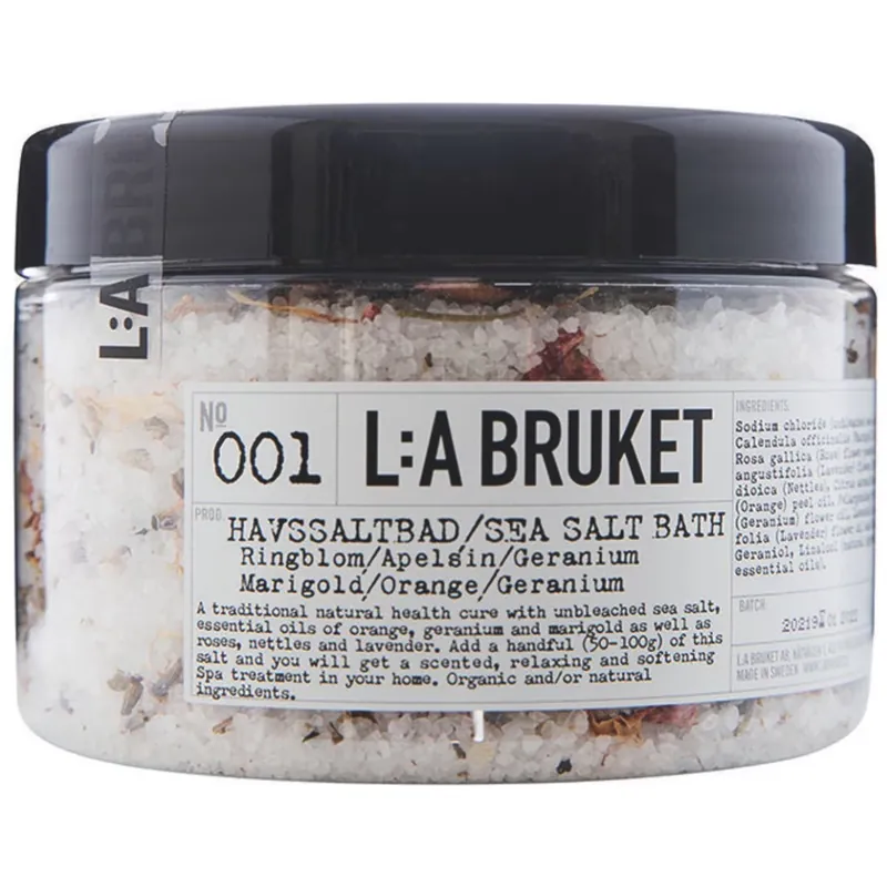 001 Sea Salt Bath Marigold and Orange and Geranium, 450g Endast denna vecka