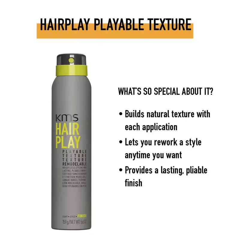 Begränsat erbjudande KMS HairPlay Playable Texture 200ml